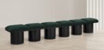 Pavilion Boucle Fabric Upholstered 6pc. Modular Bench - Image 2