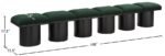 Pavilion Boucle Fabric Upholstered 6pc. Modular Bench - Image 7