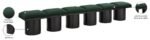 Pavilion Boucle Fabric Upholstered 6pc. Modular Bench - Image 8