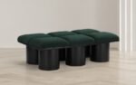 Pavilion Boucle Fabric Upholstered 6pc. Modular Bench - Image 2