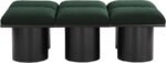 Pavilion Boucle Fabric Upholstered 6pc. Modular Bench - Image 3