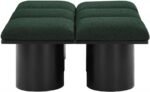 Pavilion Boucle Fabric Upholstered 6pc. Modular Bench - Image 4