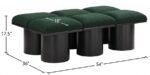 Pavilion Boucle Fabric Upholstered 6pc. Modular Bench - Image 6