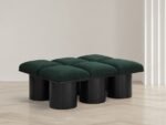 Pavilion Boucle Fabric Upholstered 6pc. Modular Bench - Image 2