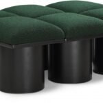 Pavilion Boucle Fabric Upholstered 6pc. Modular Bench