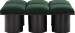 Pavilion Boucle Fabric Upholstered 6pc. Modular Bench - Image 3