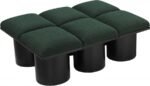 Pavilion Boucle Fabric Upholstered 6pc. Modular Bench - Image 5