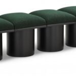Pavilion Boucle Fabric Upholstered 7pc. Modular Bench