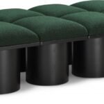 Pavilion Boucle Fabric Upholstered 8pc. Modular Bench