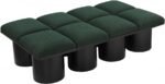 Pavilion Boucle Fabric Upholstered 8pc. Modular Bench - Image 5