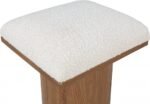 Pavilion Boucle Fabric Upholstered Stool - Image 5