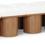 Pavilion Boucle Fabric Upholstered 10pc. Modular Bench