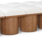Pavilion Boucle Fabric Upholstered 10pc. Modular Bench