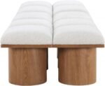 Pavilion Boucle Fabric Upholstered 10pc. Modular Bench - Image 4
