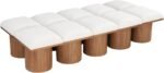 Pavilion Boucle Fabric Upholstered 10pc. Modular Bench - Image 5
