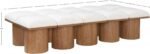 Pavilion Boucle Fabric Upholstered 10pc. Modular Bench - Image 7
