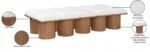 Pavilion Boucle Fabric Upholstered 10pc. Modular Bench - Image 8