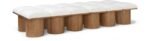 Pavilion Boucle Fabric Upholstered 12pc. Modular Bench