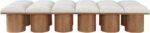 Pavilion Boucle Fabric Upholstered 12pc. Modular Bench - Image 3