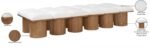 Pavilion Boucle Fabric Upholstered 12pc. Modular Bench - Image 8