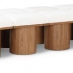 Pavilion Boucle Fabric Upholstered 14pc. Modular Bench
