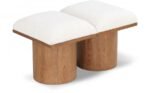 Pavilion Boucle Fabric Upholstered 2pc. Modular Bench