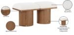Pavilion Boucle Fabric Upholstered 2pc. Modular Bench - Image 8