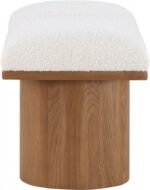 Pavilion Boucle Fabric Upholstered 2pc. Modular Bench - Image 4
