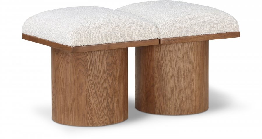 33783.jpg Pavilion Boucle Fabric Upholstered 2pc. Modular Bench - Image 1