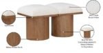 Pavilion Boucle Fabric Upholstered 2pc. Modular Bench - Image 7