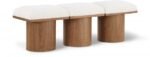 Pavilion Boucle Fabric Upholstered 3pc. Modular Bench