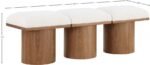 Pavilion Boucle Fabric Upholstered 3pc. Modular Bench - Image 7