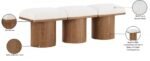 Pavilion Boucle Fabric Upholstered 3pc. Modular Bench - Image 8