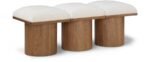 Pavilion Boucle Fabric Upholstered 3pc. Modular Bench