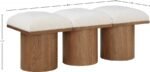 Pavilion Boucle Fabric Upholstered 3pc. Modular Bench - Image 6