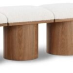 Pavilion Boucle Fabric Upholstered 4pc. Modular Bench