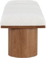 Pavilion Boucle Fabric Upholstered 4pc. Modular Bench - Image 4