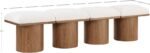Pavilion Boucle Fabric Upholstered 4pc. Modular Bench - Image 7