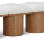 Pavilion Boucle Fabric Upholstered 4pc. Modular Bench