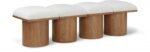 Pavilion Boucle Fabric Upholstered 4pc. Modular Bench