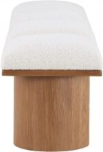 Pavilion Boucle Fabric Upholstered 4pc. Modular Bench - Image 4