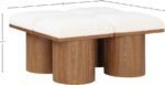 Pavilion Boucle Fabric Upholstered 4pc. Modular Bench - Image 6