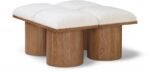 Pavilion Boucle Fabric Upholstered 4pc. Modular Bench