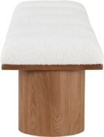 Pavilion Boucle Fabric Upholstered 5pc. Modular Bench - Image 4