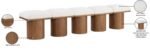 Pavilion Boucle Fabric Upholstered 5pc. Modular Bench - Image 8
