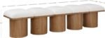 Pavilion Boucle Fabric Upholstered 5pc. Modular Bench - Image 6