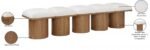 Pavilion Boucle Fabric Upholstered 5pc. Modular Bench - Image 7