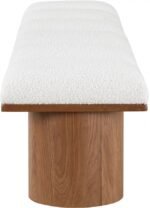 Pavilion Boucle Fabric Upholstered 6pc. Modular Bench - Image 4