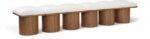 Pavilion Boucle Fabric Upholstered 6pc. Modular Bench