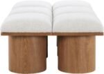 Pavilion Boucle Fabric Upholstered 6pc. Modular Bench - Image 4